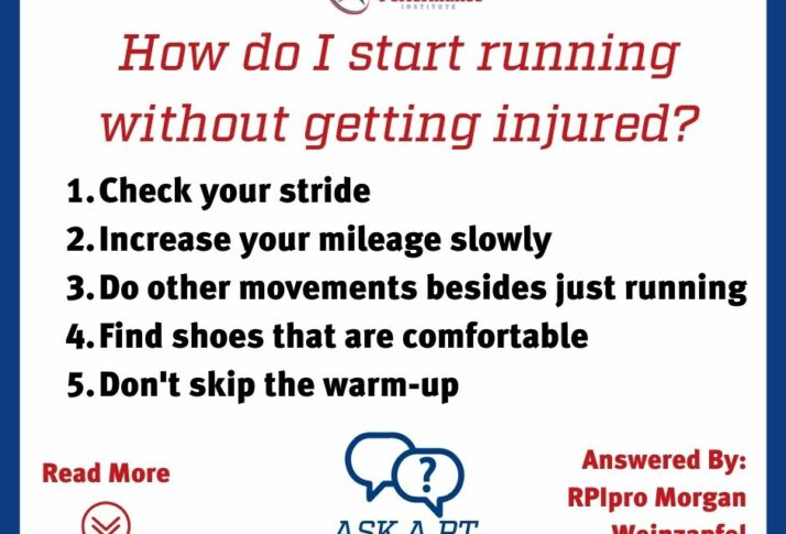 Steps on how to run without getting injured